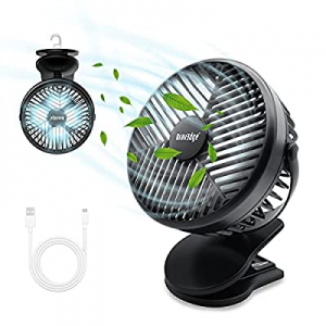 Stroller Fan now 50.0% off , Bravedge Desk Fan, 3-in-1 Portable Fan with 10000mAh Power Bank & 12 ..