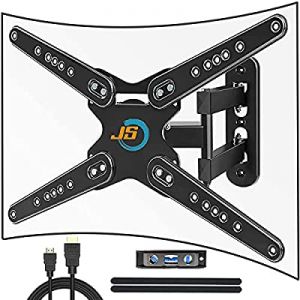 TV Wall Mount Full Motion for 28-80 Inch Up to 110 lbs to Flat & Curved TV now 60.0% off , JUSTSTO..