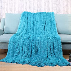 Super Soft Plush Faux Fur Blanket 50" x 60" now 30.0% off ,Fluffy Cozy Comfy Furry Warm Throw Blan..