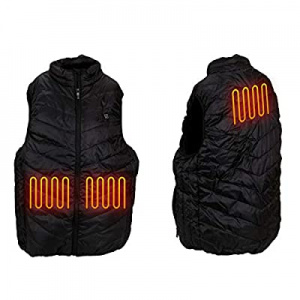 Heated Vest with Adjustable Temperature, USB Powered Vest Jacket now 50.0% off 