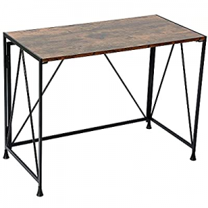 GeroCrew Computer Folding Desk No Assembly Required now 40.0% off , 40" Writing Computer Desk Spac..