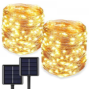 One Day Only！2-Pack Solar Fairy Lights Outdoor now 70.0% off , Super Bright 100LED Starbright Ligh..