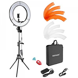 One Day Only！Neewer Ring Light Kit:18"/48cm Outer 55W 5500K Dimmable LED Ring Light now 57.0% off ..