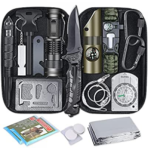 Gifts for Men Dad Husband now 45.0% off , GIPTIME 18 in 1 Emergency Survival Kit, Professional Cam..