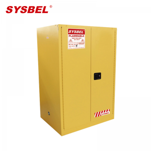 立减CNY￥50,西斯贝尔/SYSBEL WA810861 易燃液体安全储存柜 自动门 90Gal/340L 黄色 1台装