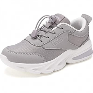 WHITIN Unisex-Child Breathable Easy On/Off Athletic Running Shoes for Little/Big Kids now 70.0% off 