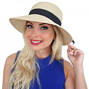 One Day Only！Sowift Sun Hats for Women now 45.0% off , Wide Brim Beach Hats with UV UPF 50+ Protec..