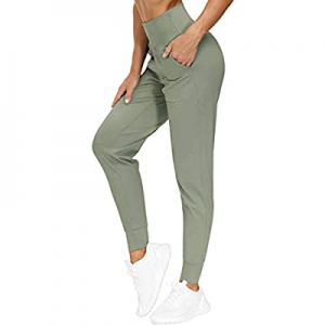 One Day Only！TQD Joggers for Women with Pockets now 20.0% off , High Waisted Tapered Womens Jogger..