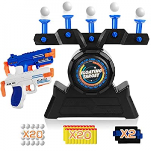 RegeMoudal Floating Ball Shooting Game for Kids Hover Shot Floating Target Game with 2 Toy Guns no..