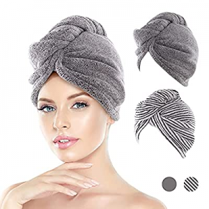One Day Only！Microfiber Hair Towel for Women Little Girls now 50.0% off , Ultra Absorbent Hair Dry..