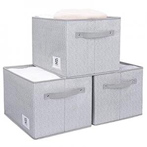 One Day Only！JS HOME Extra Large Closet Storage Bins now 20.0% off , Foldable Storage Baskets for ..