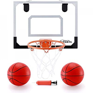 One Day Only！20.0% off KeepRunning Indoor Mini Basketball Hoop and Balls 16" x 12" - Basketball Ho..