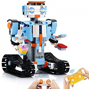 One Day Only！40.0% off KeepRunning Remote Control Robot Kids Education Building Kit， Award-Winning..