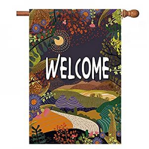 chokeberry Fall Garden Flag for Outside - Hello Fall Field Garden Flag Vertical Double Sided now 5..