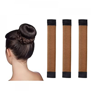 Hair Bun Maker，Easy Perfect French Twist Donut Maker,Hair Fold Wrap Snap DIY Shaper Hair Style Tool 