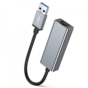 Ethernet Adapter USB 3.0 to Gigabit Ethernet Adapter Supports 10/100/1000Mbps Compatible with Window