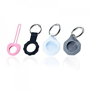 4PCS Compatible with Airtag Case Premium Silicone Case for Airtags Case Portable Protective for Airt