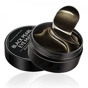 Under Eye Patches,Gold Repair & Black Pearl Under Eye Mask,Eye Gel Treatment Masks for Moisturizing 