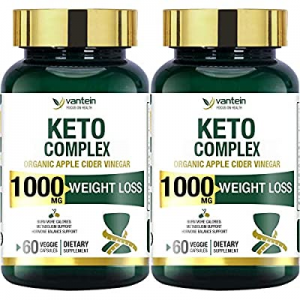 2Pack Keto Pills, Fat Burner & Weight Loss Supplement Formula Keto Burn Diet Pills, Women Men Appeti