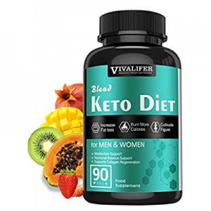 Keto Pills, 90 Pills Fat Burner & Weight Loss Supplement Formula Keto Burn Pills,Women Men Appetite