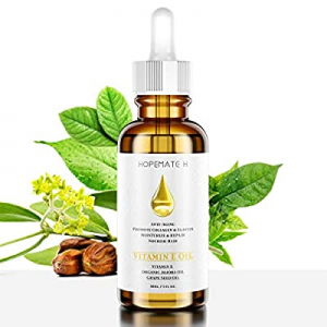 HOPEMATE H Vitamin E Oil - Anti Aging, Reduce Wrinkles and Fine Lines for Moisturized & Youthful Ski
