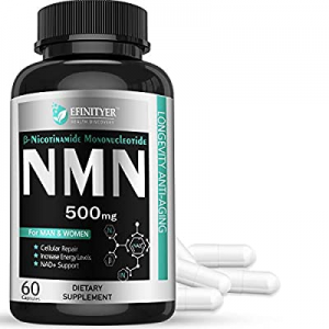 NMN Supplement, 500mg Nicotinamide Mononucleotide Per Serving Powerful NAD+ Precursor Naturally Boos