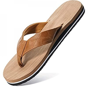 WHITIN Men‘s Flip Flops with Arch Support | Relaxing Thong Sandals now 60.0% off 