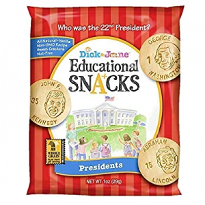 Educational Snacks I Presidents Features US Presidents + the Whitehouse (30) 1oz Bags | Sweet Vani..