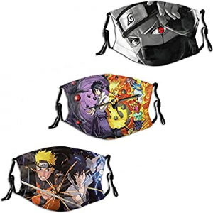 Men'S Women'S Face Mask 3pc Breathable Washable Bandanas Dust-Proof Adjustable Adult With 6 Filter..