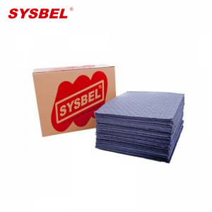 立减CNY￥20,西斯贝尔/SYSBEL UP0001G 轻型通用类吸附棉片油污处理高吸收不助燃 吸附量60L 白色 40*50cm 100片装