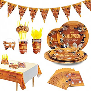 One Day Only！Halloween Party Supplies for kids - Perfect Halloween Party Supplies Pack for Spooky ..