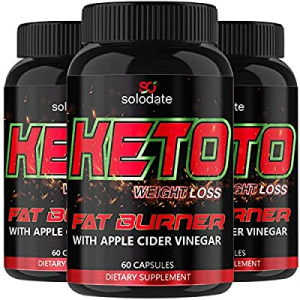Pack of 3,Keto Pills, Keto Diet Pills for Fat Burner & Weight Loss,Women & Men Appetite Suppressant,