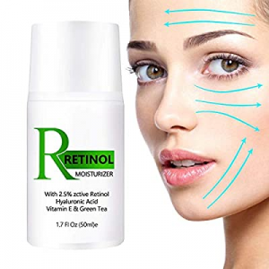 Retinol Cream, Retinol Cream for Face, Retinol Moisturizer with Vitamin E and Hyaluronic Acid, Even 