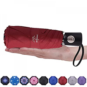 One Day Only！50.0% off NOOFORMER Travel Mini Automatic Umbrella Auto Open/Close Small Compact Ligh..