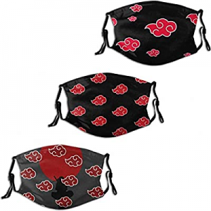 One Day Only！Men'S Women'S Face Mask 3pc Breathable Washable Bandanas Dust-Proof Adjustable Adult ..