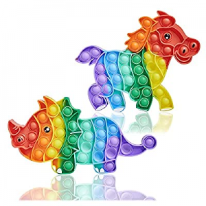 40.0% off Dinoera Pop Bubble Push Sensory Fidget Toy Pack - Autism Special Needs Stress Relief Sil..