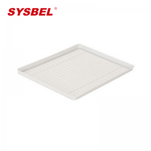 立减CNY￥20,西斯贝尔/SYSBEL WAT01222 安全柜附件 50*36*2.2PE塑胶托盘 聚乙烯12/22加仑安全柜托盘乳白色 1块装