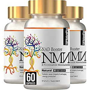 NMN Stabilized Form Supplement, 3 Pack Nicotinamide Mononucleotide Capsules for Supports Anti-Aging,