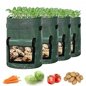 One Day Only！Potato Grow Bags now 60.0% off ,Potato Planters with Flap and Handles,Vegetables Gard..