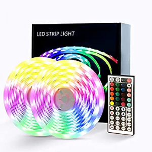 LED Lights for Bedroom now 30.0% off , Ultra Long RGB 5050 Color Changing 65.6ft Led Strip Lights ..