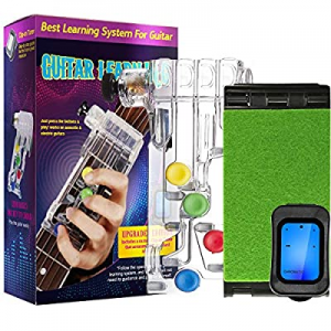 Guitar Beginner Accessories, Guitar Learning Tools with Chromatic Tuner & Guitar String Cleaner for 