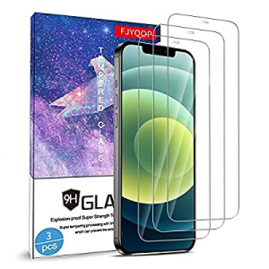 FJYQOP Compatible with iPhone 12 Mini 5.4" 5G 2020 Screen Protector now 50.0% off , 9H Hardness Pr..