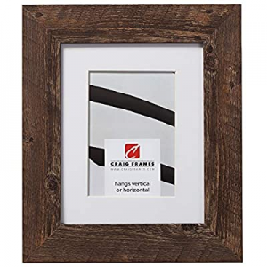 One Day Only！Craig Frames American Barn now 20.0% off , 8 x 10 Inch Faux Barnwood Picture Frame Ma..