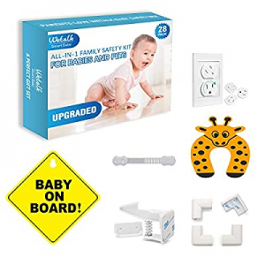 Baby Proofing Kit - Baby Home Safety All-in-one Solution with Hidden Cabinet Locks now 50.0% off ,..