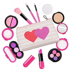 70.0% off AMOSTING Kids Pretend Makeup Toys for Girls Pretend Play Cosmetic Beauty Princess Makeup..