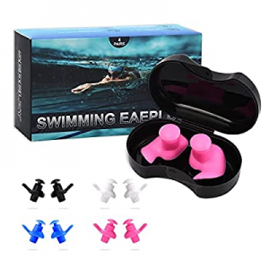 SEBELZY Swimming Ear Plugs (Multi-Color)…
