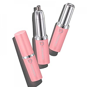 PRESKBOO Facial Hair Remover for Women,Painless Hair Remover Shaver for Face,Nose Ear trimmer,Ladis