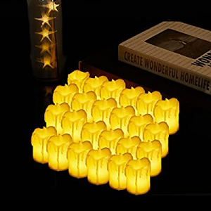 50.0% off Flameless Candles 24 Pack Led Candles Bright and No Odor for Wedding and Home Decoration..
