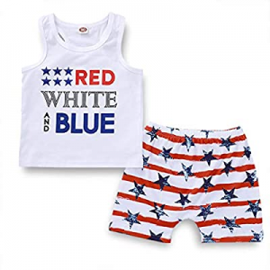 One Day Only！baskopa Baby Boy Clothes Newborn Boys Summer Outfits Baby Boys' Shorts Sets now 51.0%..