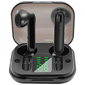 Vealvion Wireless Bluetooth 5.0 Earbuds Premium Sound Quality Clear Calls Punchy Bass Headphones 25H
